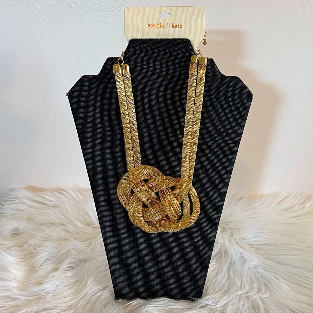 Sophia & Kate Gold Statement Necklace